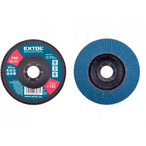 Диск ламелен абразивен циркониум, P100,125mm